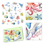Luminous Underwater World Wall Stickers for Bathroom Bedroom Decor