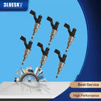 6PCS Fuel Injectors for Isuzu Axiom Rodeo 3.5L V6 (2004)