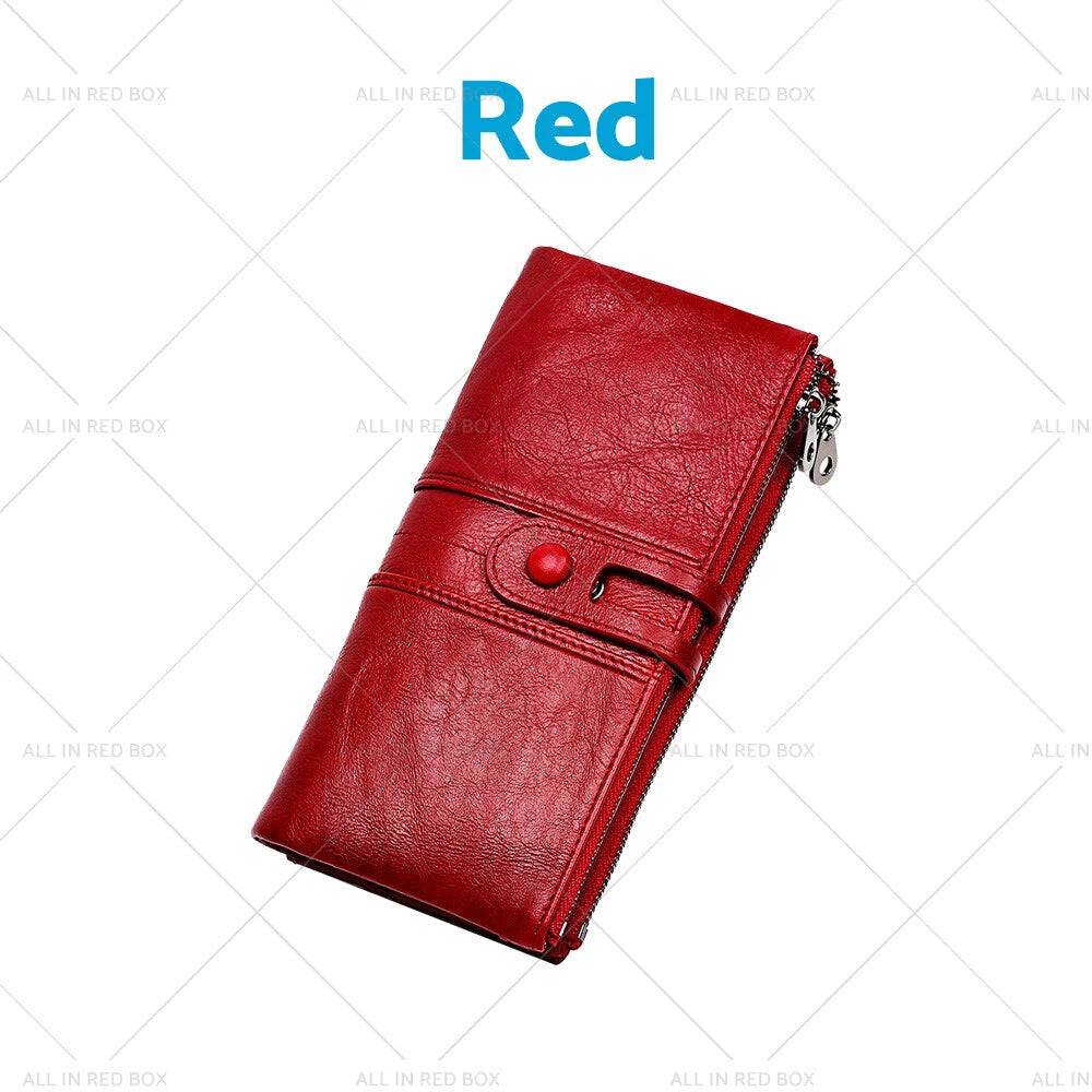 2X Leather Phone Wallet Clutch Purse for Women