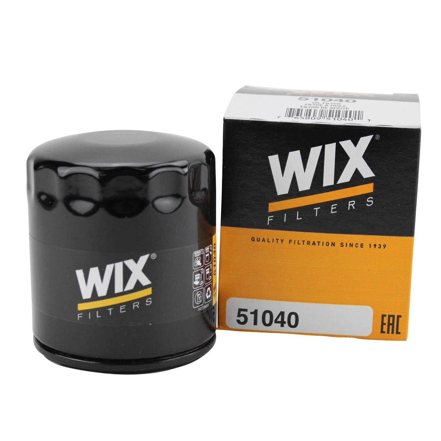 WIX Engine Oil Filter 51040 for Buick Cadillac Chevrolet GMC Isuzu Jeep Pontiac