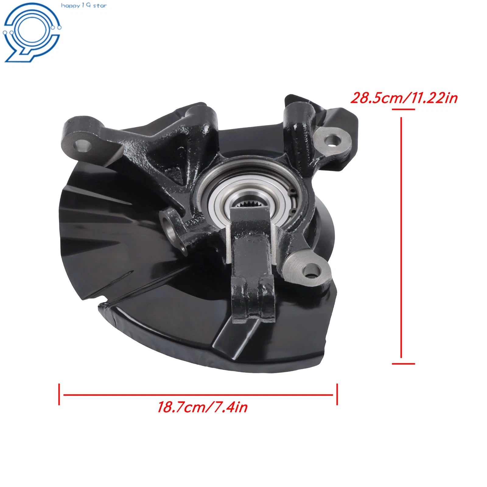 Front Right Steering Knuckle Assembly for Kia Rio, Rio5, Hyundai Accent (2006–2011)