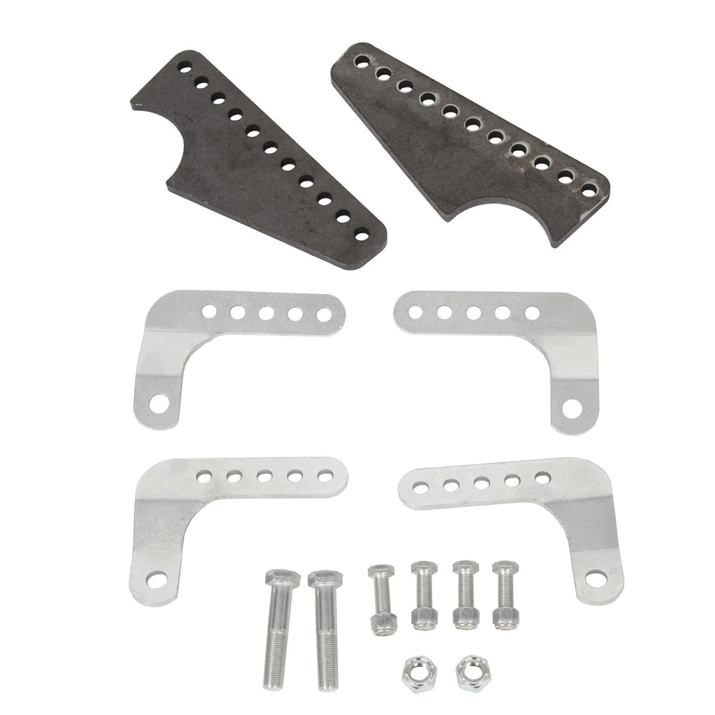 2X Adjustable Coil Over Shock Mount Kit for Axle Tubes