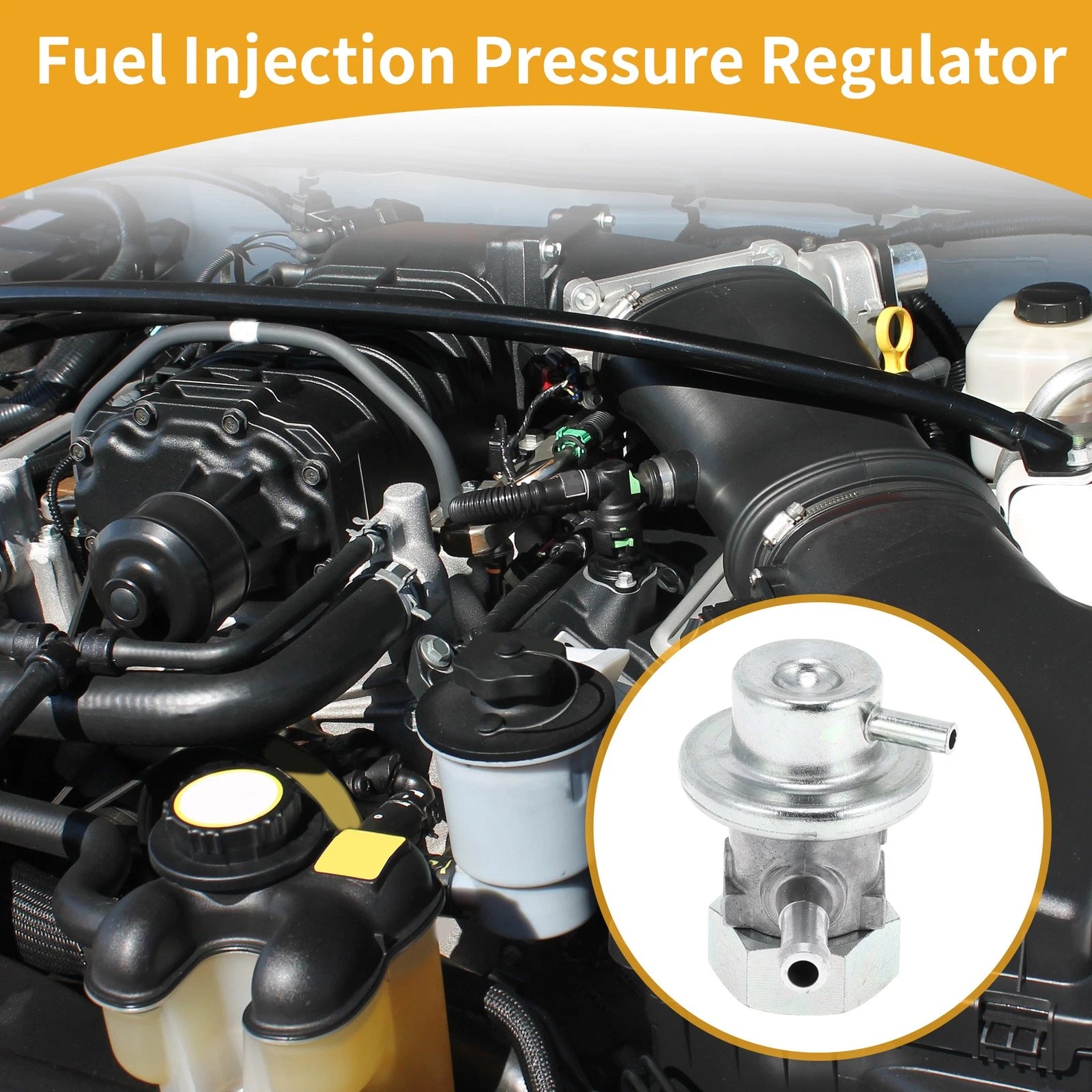 Fuel Pressure Regulator for Honda Civic (1997–2003) 1 Pc Metal