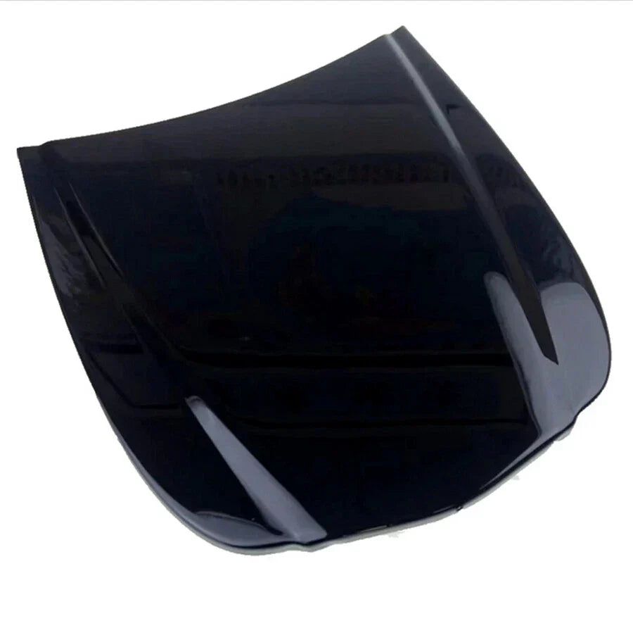 Black Metal Vinyl Wrap for Mini Car Hood 10.2"x11.8" (All Years)