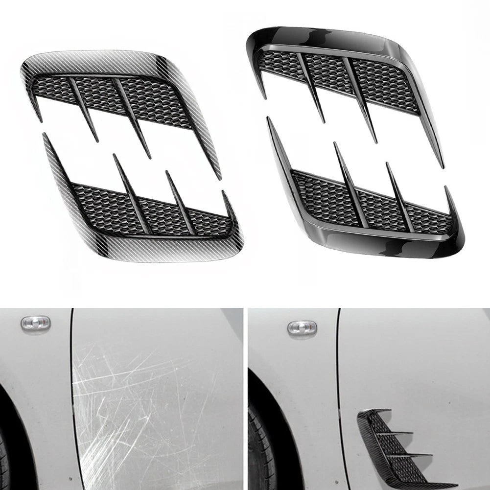 Car Side Vent Trim for Front Bumper (Soft Rubber)