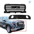 Front Lower Bumper Filler & Upper Grille for GMC Sierra 1500 (2019–2021)