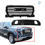 Front Lower Bumper Filler & Upper Grille for GMC Sierra 1500 (2019–2021)