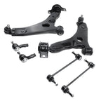 6X Front Lower Control Arm & Sway Bar Tie Rod for Ford Focus (2000-2004)
