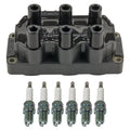 Set of 6 Bosch Ignition Coils & NGK G-Power Spark Plugs for 900 9000 NSX A4 A6 Q5