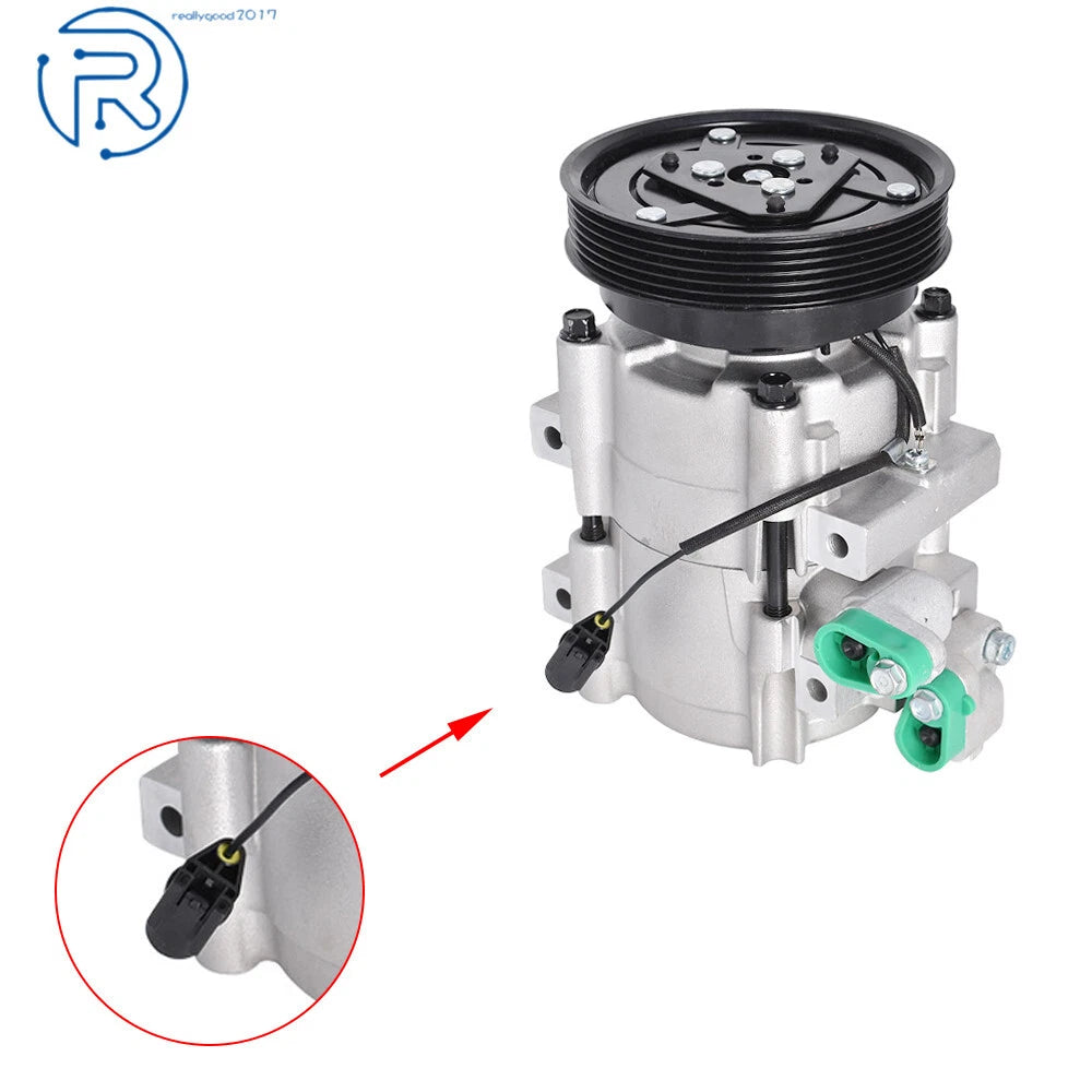 A/C Compressor with Clutch for Hyundai Santa Fe 2001–2005