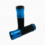 7/8" Blue Anti-skid Aluminum Handlebar Hand Grip for Suzuki Yamaha Honda