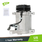 AC Compressor & Clutch for Chevrolet Suburban 1500 2500 Tahoe (2000–2002)