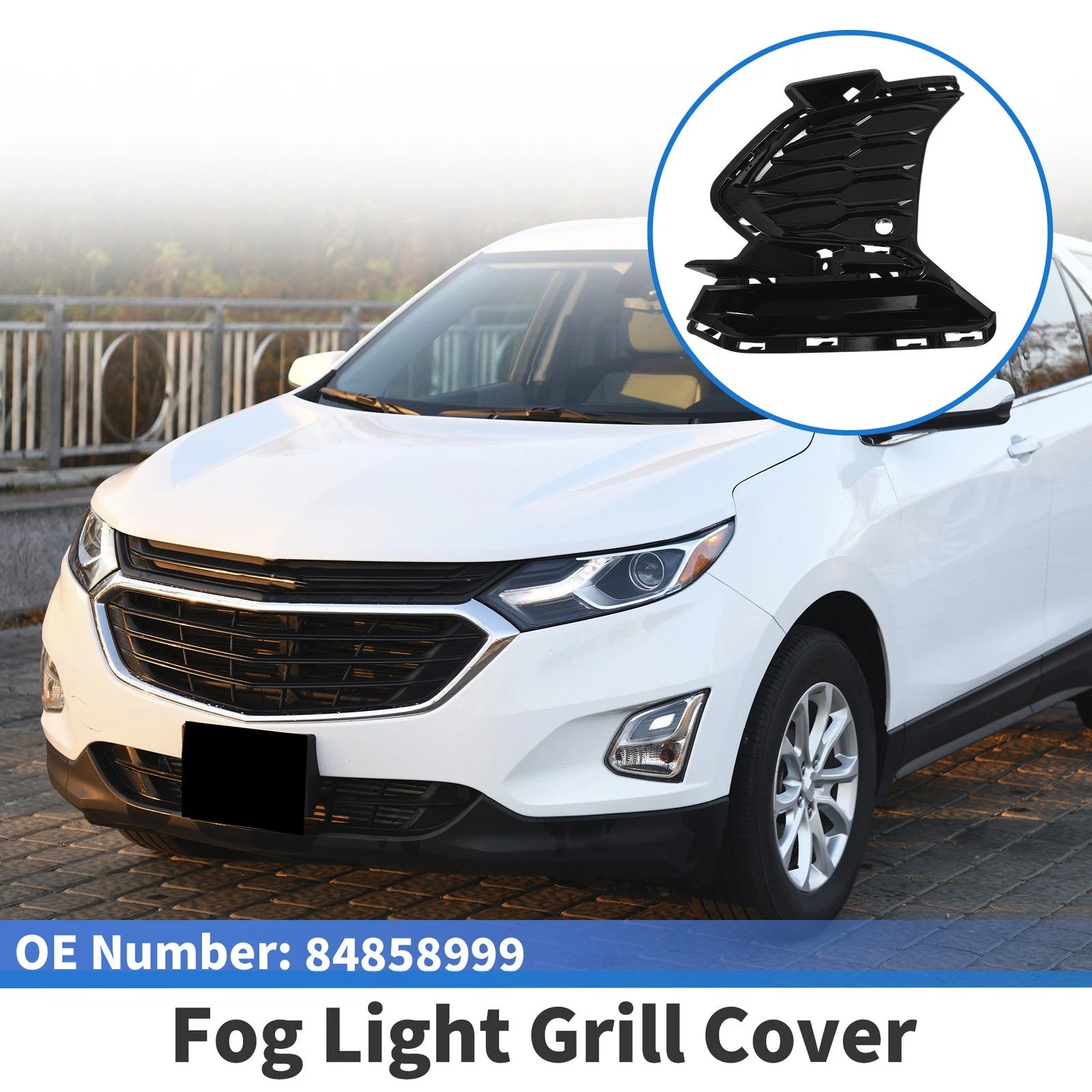 1 Pc Fog Light Grill for Chevrolet Equinox (2022–2024) No. 84858999