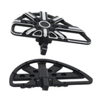 Foot Pegs Male Mount Footboards Black For Touring street glide FLHX 1986-up