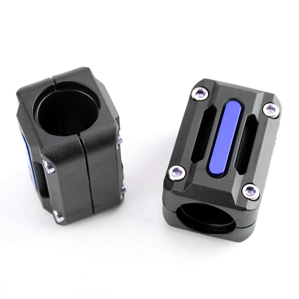 2X 25mm Engine Frame Bar Protection Crash Slider Pads for Motorcycle