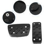 2X Brake Gas Accelerator Pedal Covers for Toyota Camry (2012–2017) Black 718844610445