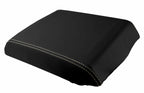 Leather Console Lid Armrest Cover for Hummer H2 (2005–2007) Beige Stitch