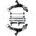 Set of 8 Control Arms Sway Bars Tie Rods for Chevy Equinox Pontiac Torrent (2006–2007)