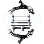 Set of 8 Control Arms Sway Bars Tie Rods for Chevy Equinox Pontiac Torrent (2006–2007)
