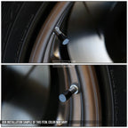 Set of 4 Aluminum Tire Rim Valve Air Port Dust Cover Stem Caps
