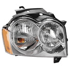 RH Headlight for Jeep Grand Cherokee (2005–2007) Halogen with Bulb