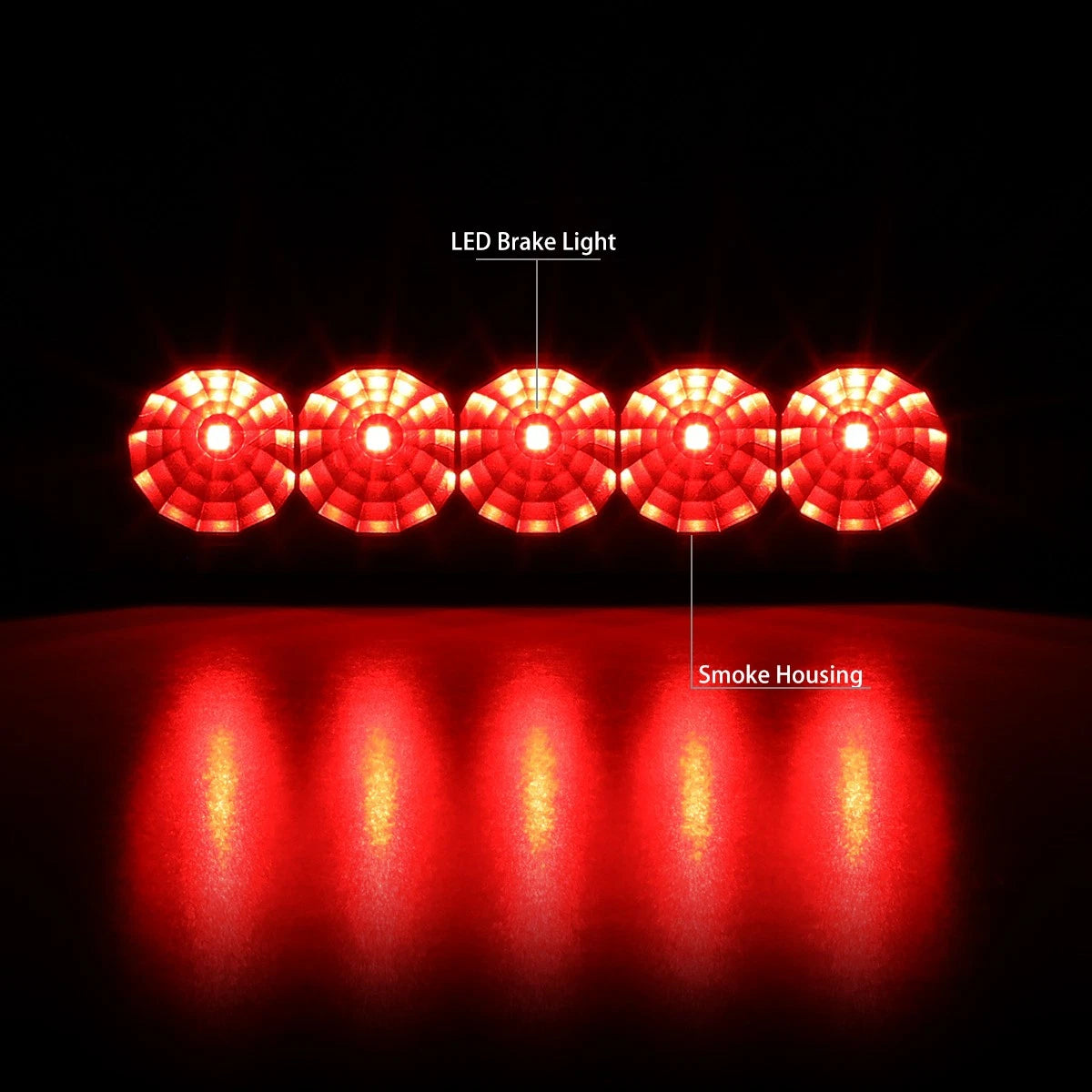 Full LED 3rd Tail Brake Light for Nissan Cube (2009–2014)