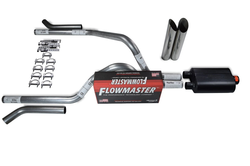 Dual Exhaust Kit for Dodge Dakota (1987–1996) - 2.5" Flowmaster Super 40