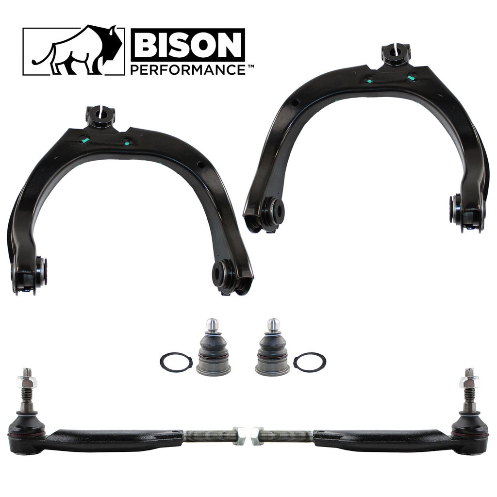 6pc Upper Control Arms Outer Tie Rods Kit for Buick Chevy GMC