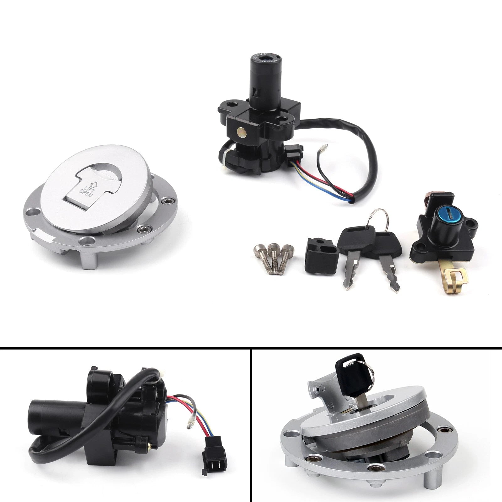 Ignition Switch Lock & Fuel Gas Cap Key Set for Honda CB1000 (1993–1997)