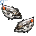 Driver & Passenger Headlight for Chevy Equinox (2016–2017) Halogen Projector
