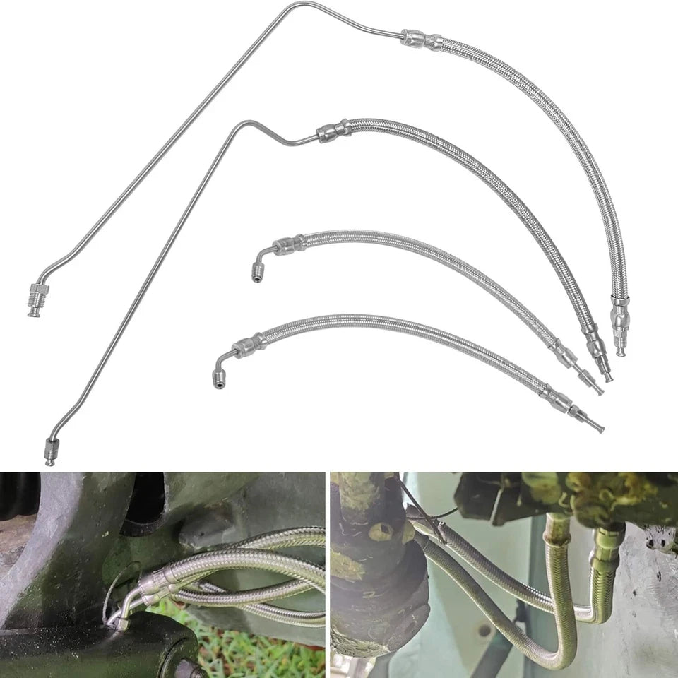 Trim Cylinder Full Hose Kit for Mercruiser Bravo (32-99904Q, 32-864589, 864588)