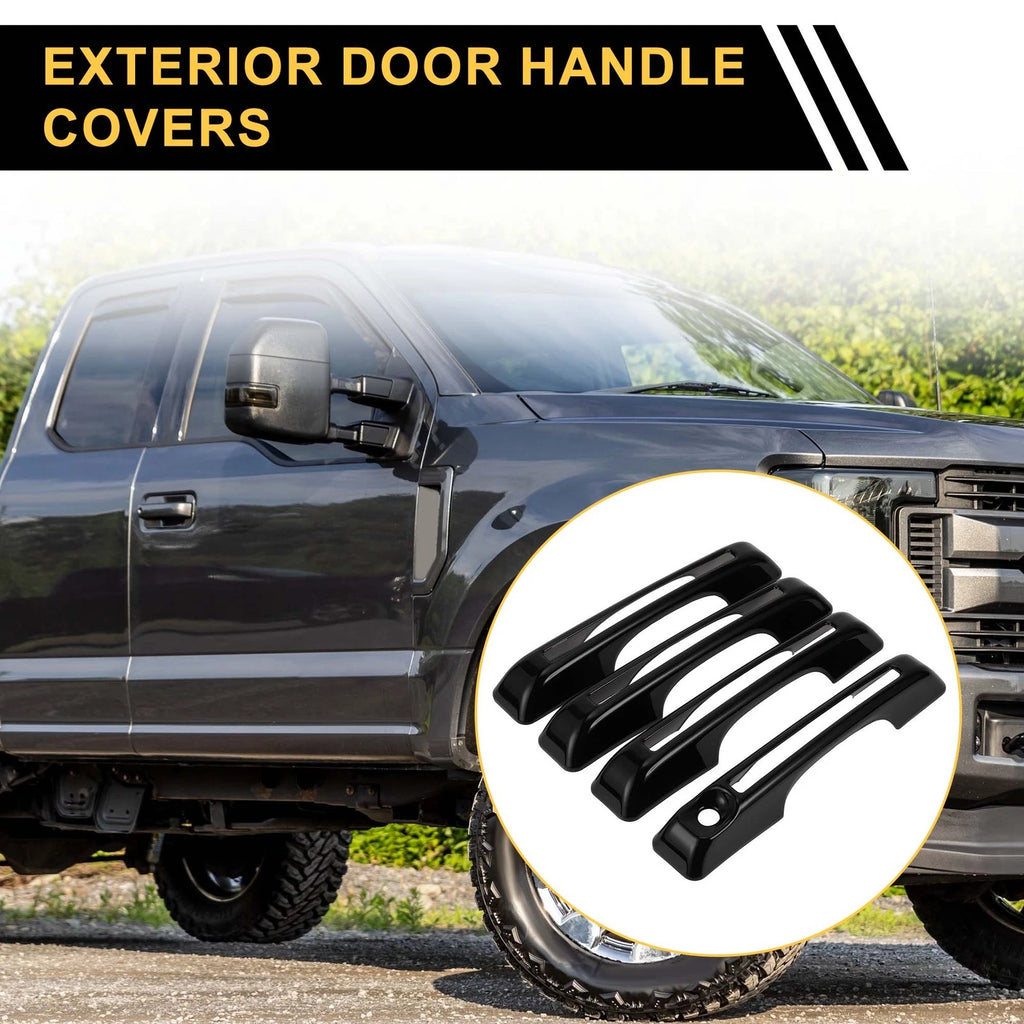 Set of 4 Car Door Handle Protectors for Ford Maverick (2022–2023) Glossy Black