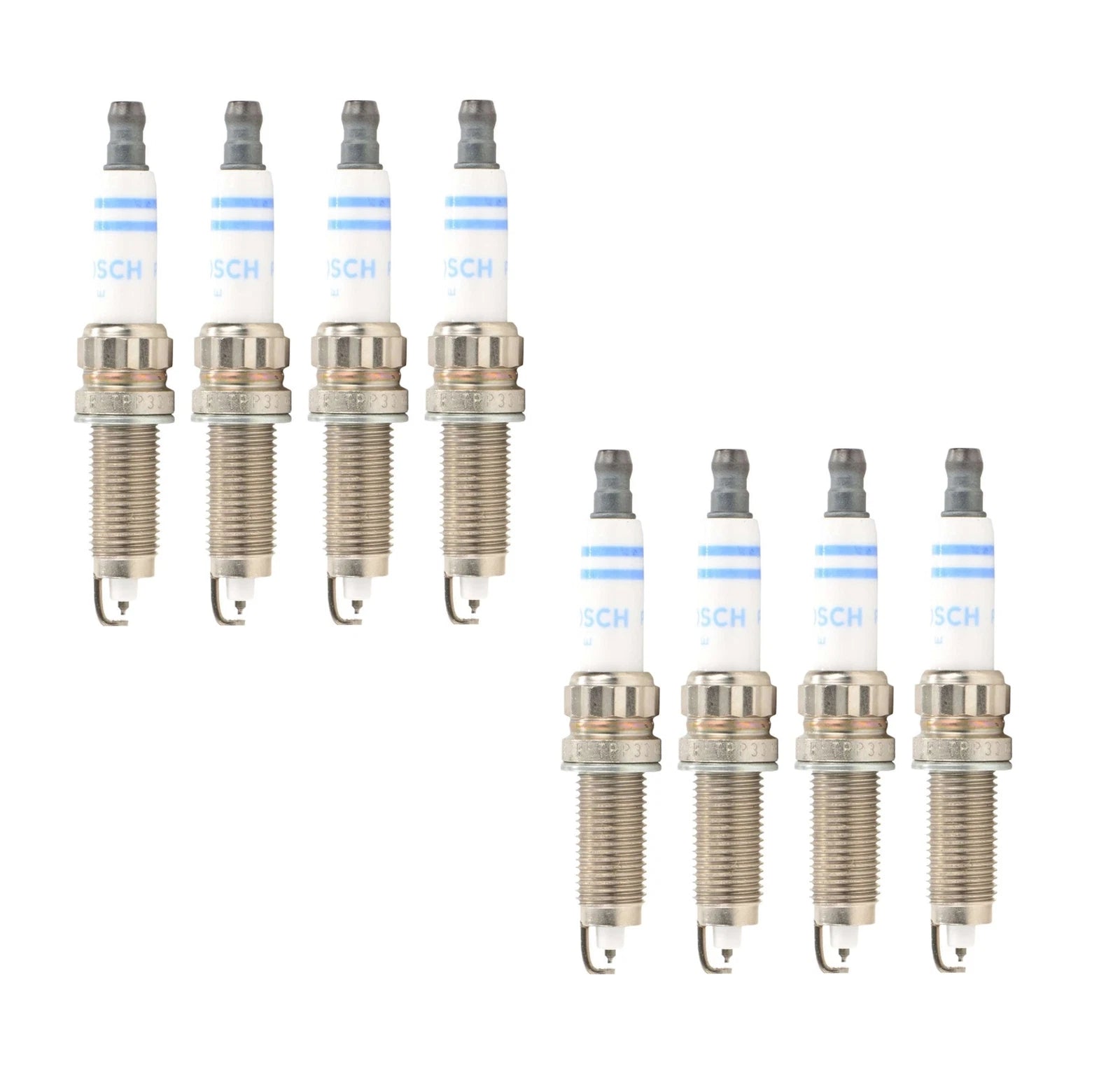 Set of 8 Bosch OE Fine Wire Double Platinum Spark Plugs for BMW 4.4L V8