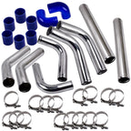 Universal 2.5" Aluminum Intercooler Pipe Tube Kit (63mm) (2000–2005)