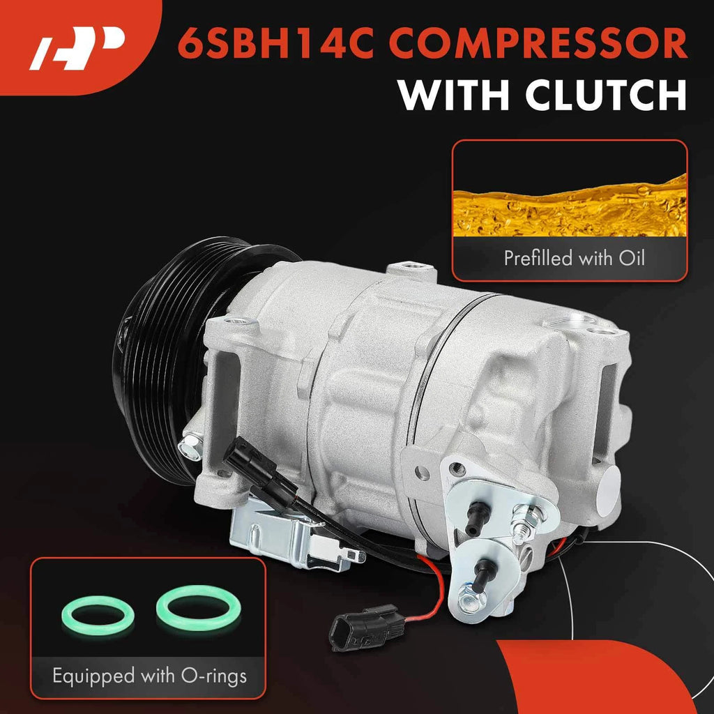 A/C Compressor with Clutch for Nissan Rogue, Sentra, INFINITI QX50 (2020–2023)