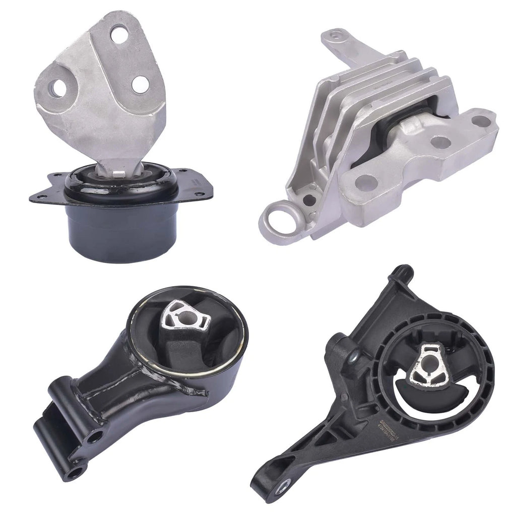 Set of 4 Engine Motor & Transmission Mounts for Chevy Malibu (2013–2015)
