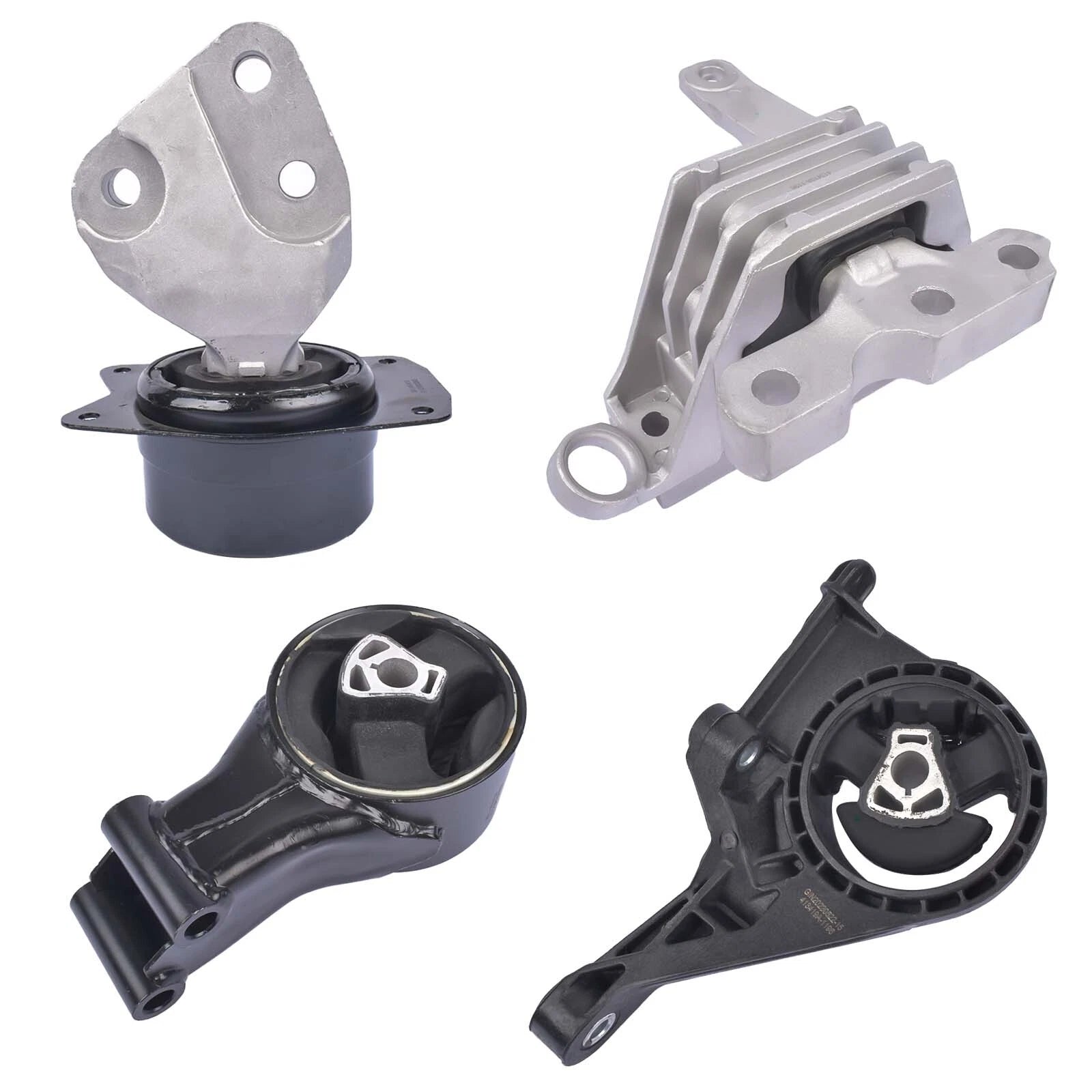 Set of 4 Engine Motor & Transmission Mounts for Chevy Malibu (2013–2015)