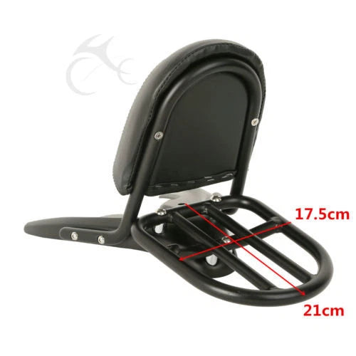 Sissy Bar Backrest Luggage Rack Baseplate for Harley VRSCA VRSCB VRSC 2002–2006