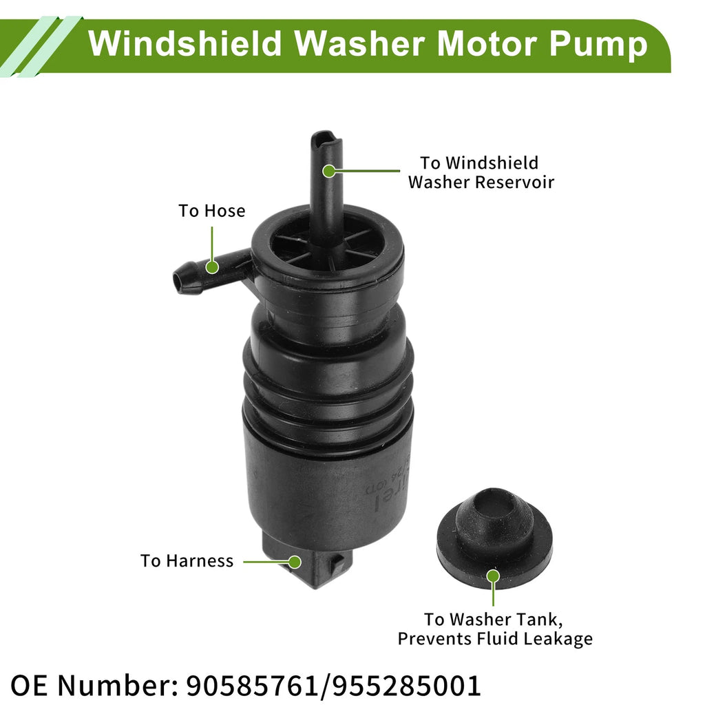 Windshield Washer Pump with Grommet for Alfa Romeo 4C (2015–2020) No. 90585761
