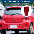 Rear Left Bumper Reflector for Toyota Yaris (2012–2014) Red Sport Bumper