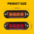 16PCS LED Side Marker Lights for RV Truck Trailer Boat Van