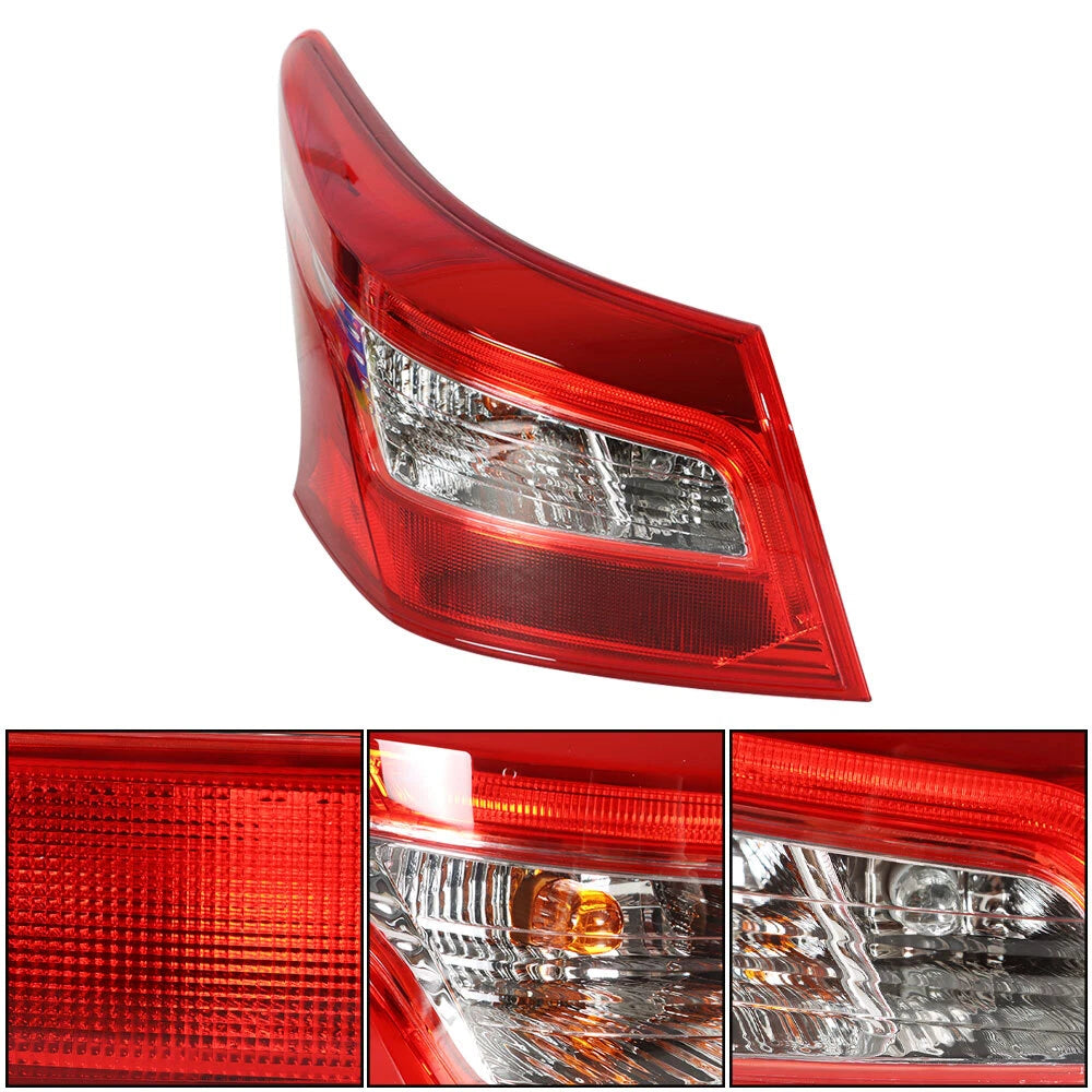 Tail Light Set for Nissan Sentra (2016–2018) Outer Lamp Left Halogen