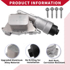 Engine Oil Cooler Filter Housing with Bolt & Seals for BMW i8 (2014–2020) No. 11428585235