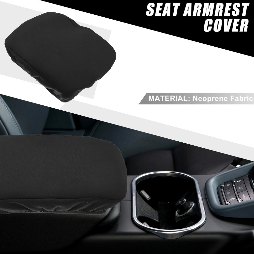 Center Console Armrest Cover for Toyota Highlander (2008–2013) Black