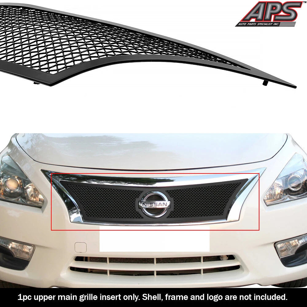 Stainless Steel Black Mesh Grille Insert for Nissan Altima (2013-2015)