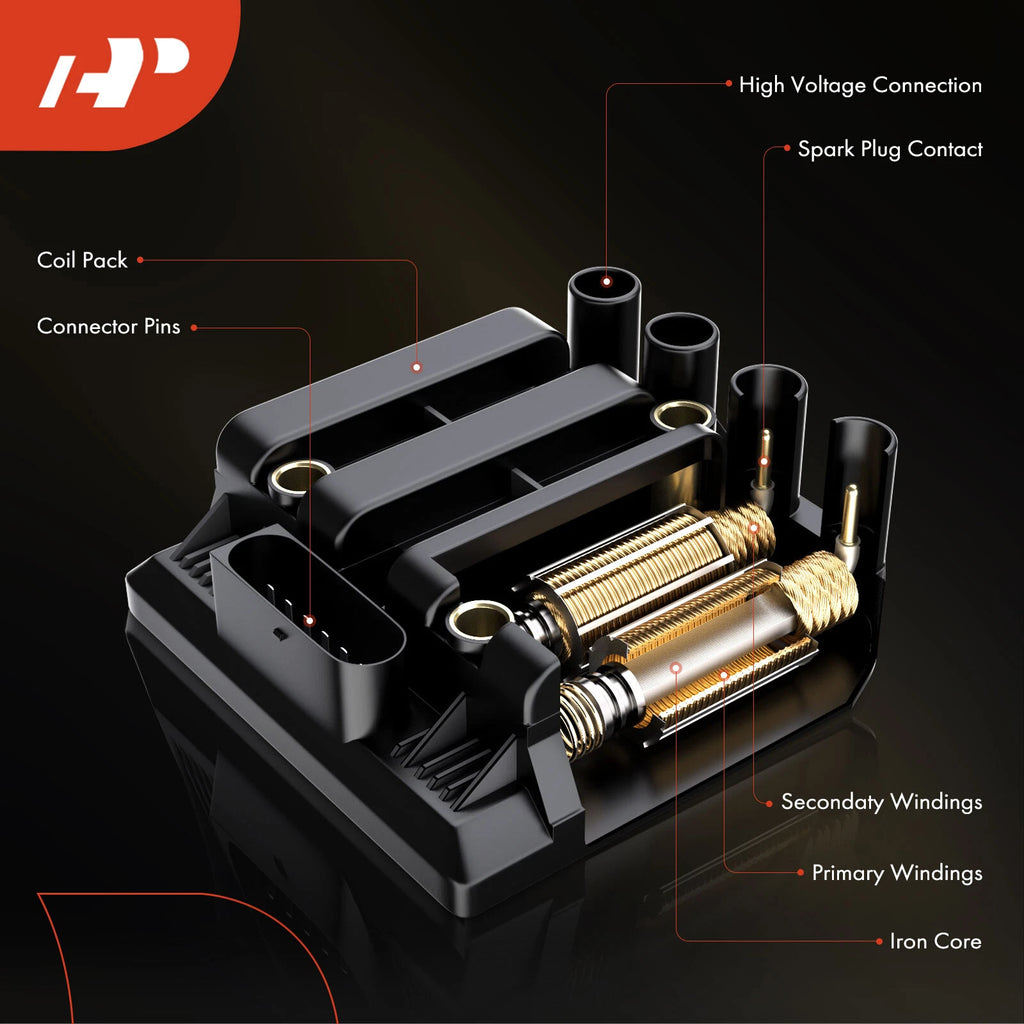 8x Red Ignition Coil for Chevy Silverado 1500 (1999–2006) GMC Sierra 1500