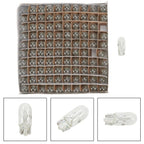 100PCS 194 Clear Wedge Bulbs for Instrument Panel (194)