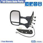 Left Towing Power Mirror for Ford E350 E-450 (2009–2016)