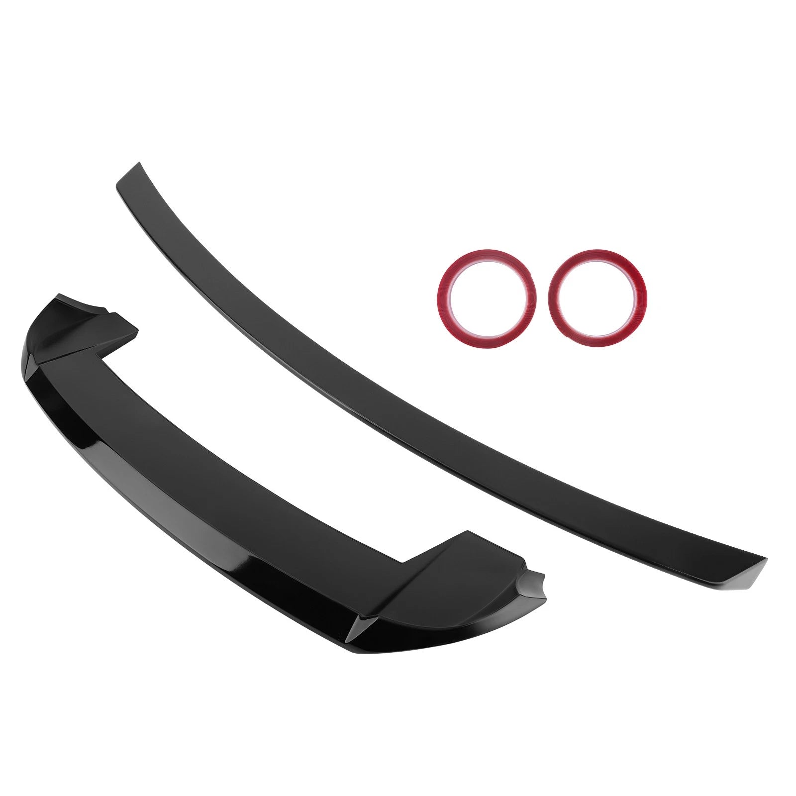 Rear Mid+Roof Spoiler Kit for Jeep Grand Cherokee (2013–2021) Black SRT Style