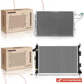 2X Radiator & AC Condenser Cooling for Kia Forte Koup (2015–2016)